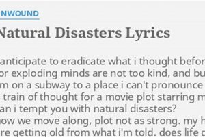 Haunting Lyrics: Exploring Natural Disaster Songs | Disaster Information Hub – Latest Natural Disaster News & Emergency Resources