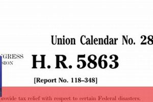 Federal Disaster Tax Relief Act (H.R. 5863) Guide | Disaster Information Hub – Latest Natural Disaster News & Emergency Resources