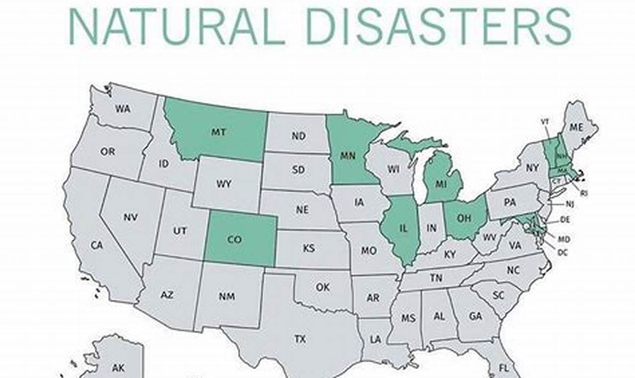 Safest States with Minimal Natural Disasters Risk | Disaster Information Hub – Latest Natural Disaster News & Emergency Resources